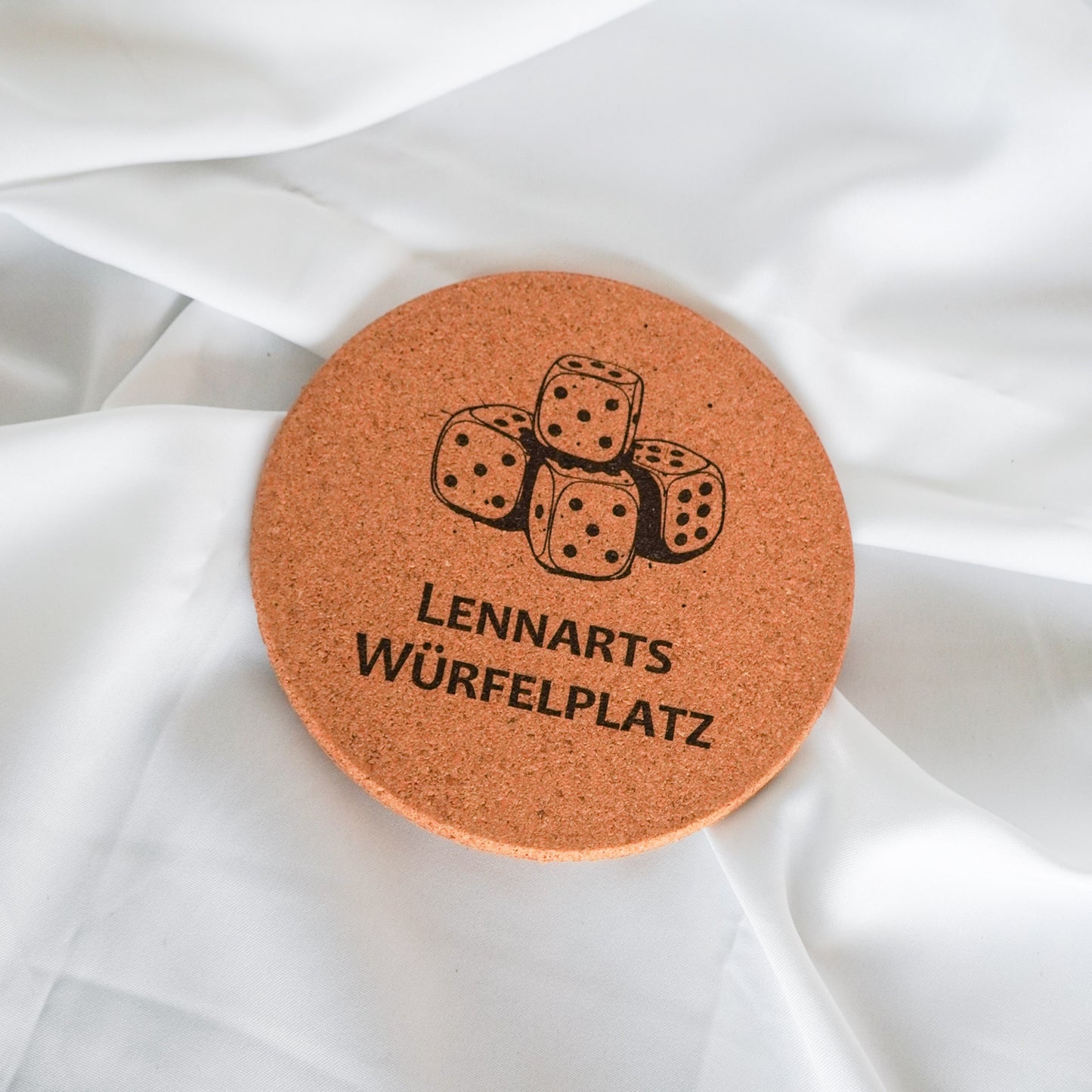 Würfelunterlage personalisiert